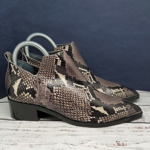 marc Fisher | EUC Mlyamir Snake Ankle boots Booties Size 5 - Picture 4 of 9